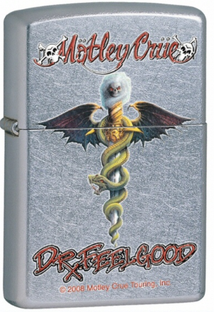 ไฟแช็ค zippo 24562 Motley Crue Street Chrome