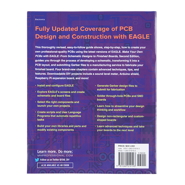 หนังสือ Make Your Own PCBs with Eagle - Second Edition (329 หน้า)