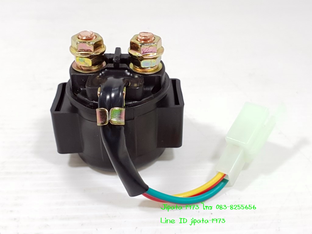 (Step 125) รีเลย์สตาร์ทแบบ 2 สาย สามารถใช้กับ Lifan ,แพลตินั่ม,GPX,Step 125 และรุ่นอื่นๆ งานเกรดเอ