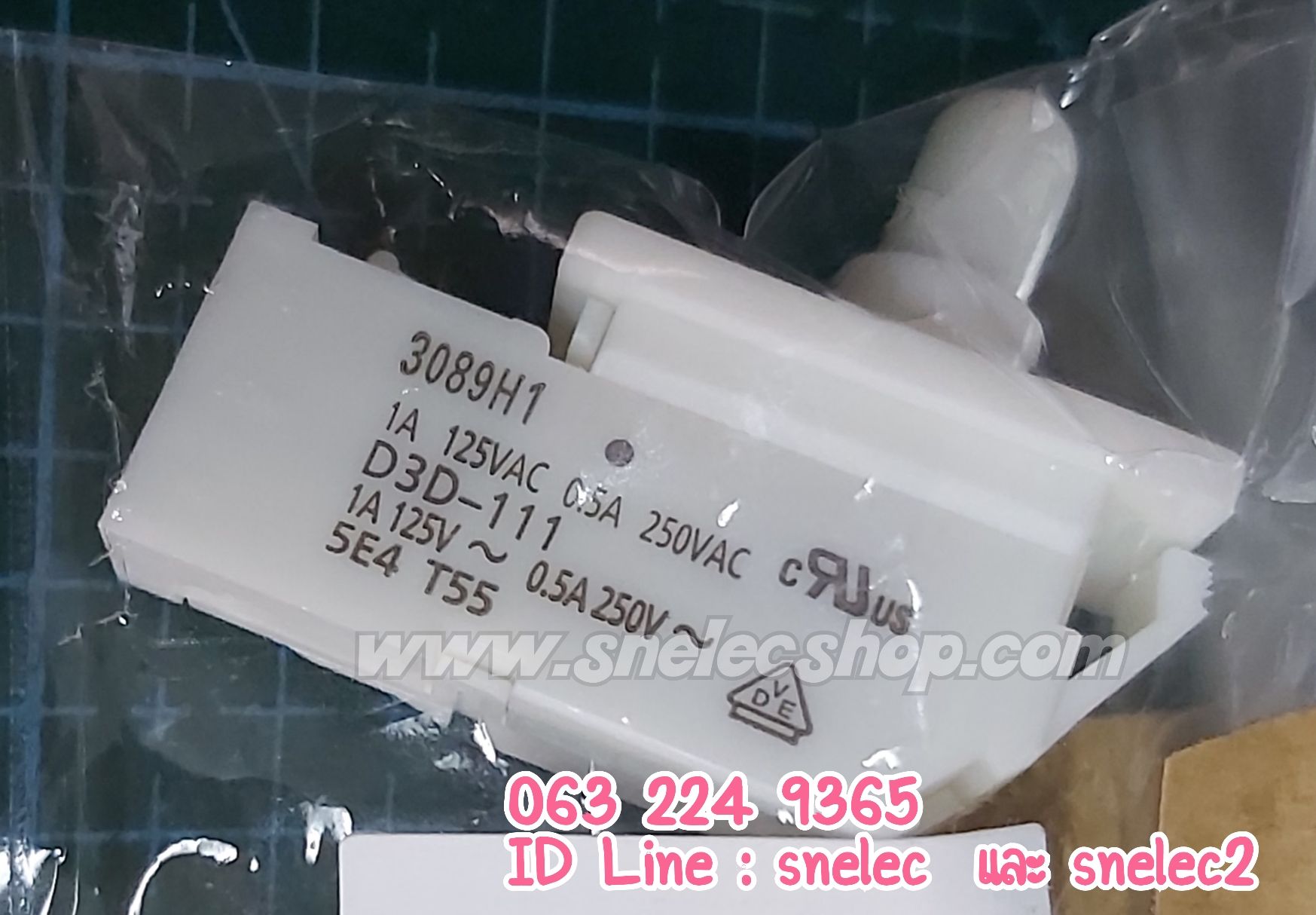 สวิตซ์ประตูตู้เย็น ฮิตาชิ พาร์ท PTR-25A3P*022 ของแท้100%