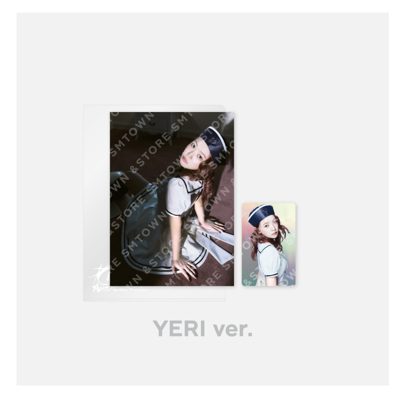 Red Velvet -Red Velvet - Cosmic MD -Postcard + Hologram Photocard แบบ Yeri