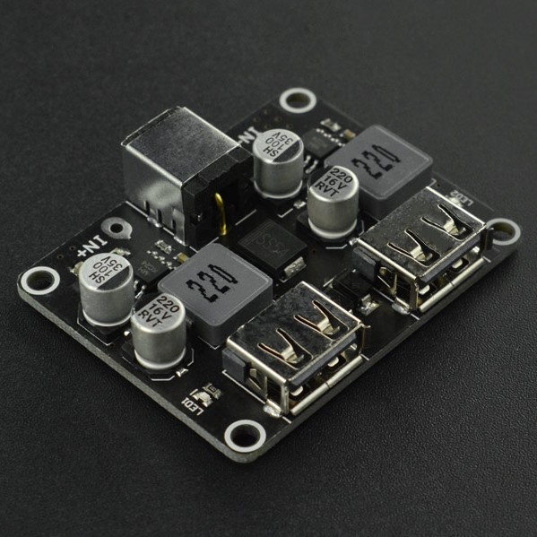 2-way Fast Charge Buck Module (Compatible with Raspberry Pi 4B & Jetson Nano) - แท้จาก DFRobot