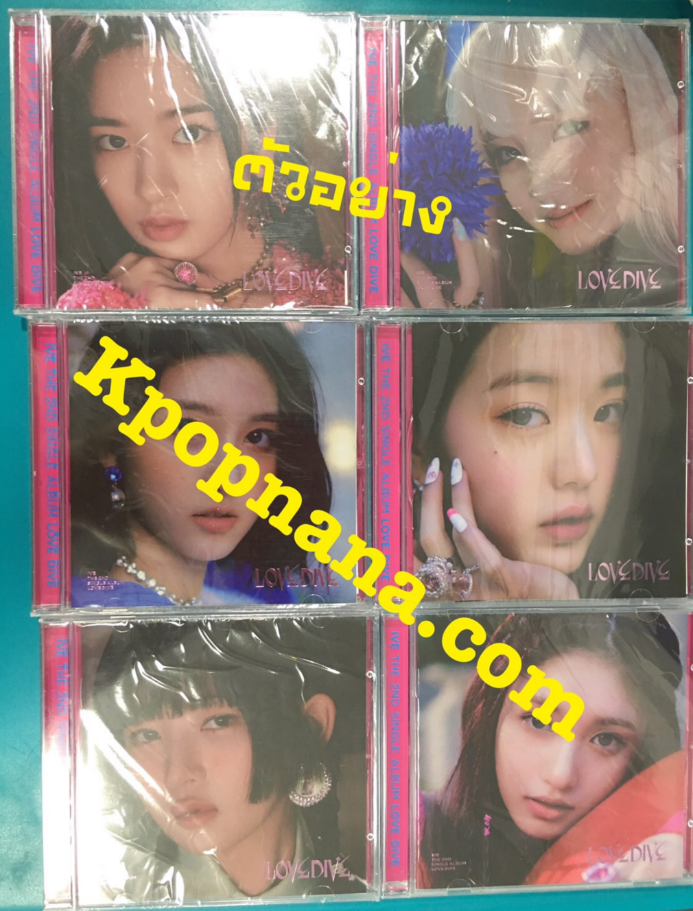IVE -IVE THE 2nd SINGLE ALBUM <LOVE DIVE> JEWEL ver. แบบ set - ส่ง เรือ