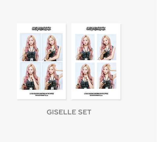 aespa - 2025 season greeting md -4Cut Photo set แบบ Giselle