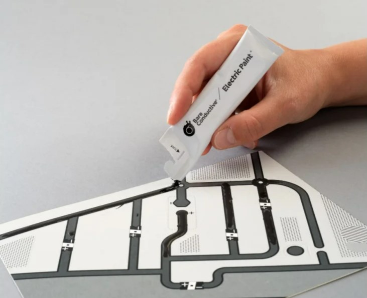 Bare Conductive Black Electric Paint for Conductive Paint (10ml)