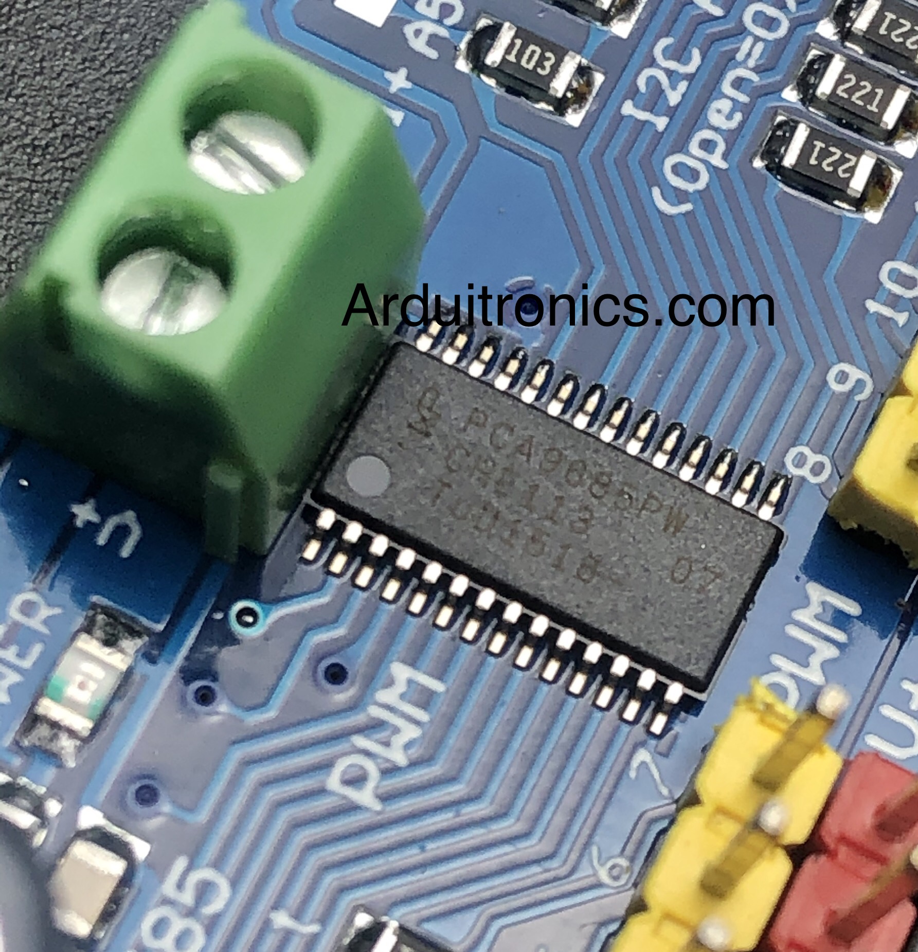 16-Channel 12-bit PWM Servo Shield I2C Interface PCA9685 PCA9685PW