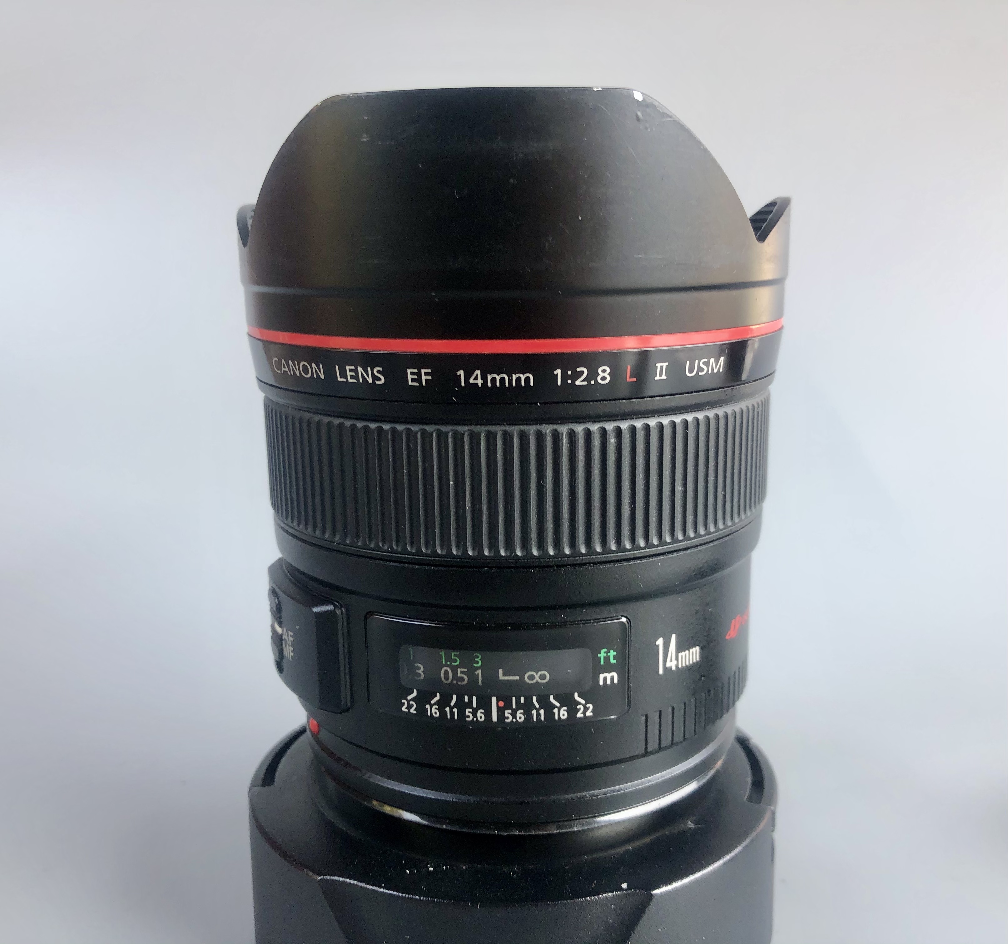 ขายเลนส์ Canon EF 14mm F2.8L II USM ผลิตในญีปุ่น ปี 2011 (ระหัสZ)