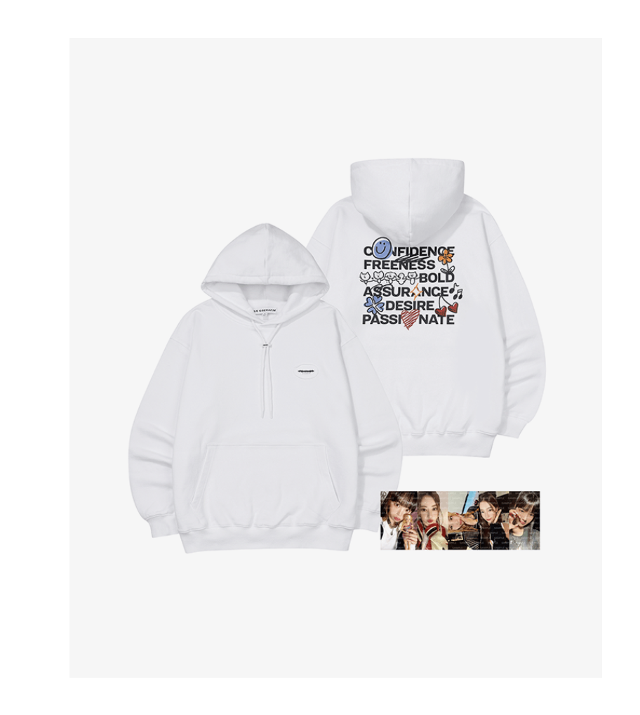 LE SSERAFIM -LE SSERAFIM 'FEARNADA' 2023 S/S MD -Hoodie เบอร์ L