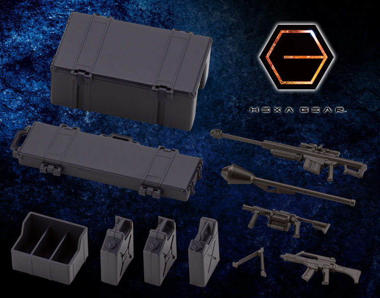 "Pre-Order" Hexa Gear 1/24 Army Container Set Night Stalkers Ver.