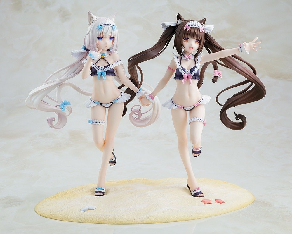 "Pre-Order" KDcolle 1/7 "Nekopara" Chocola & Vanilla Maid Swimsuit ver. KADOKAWA Special Set