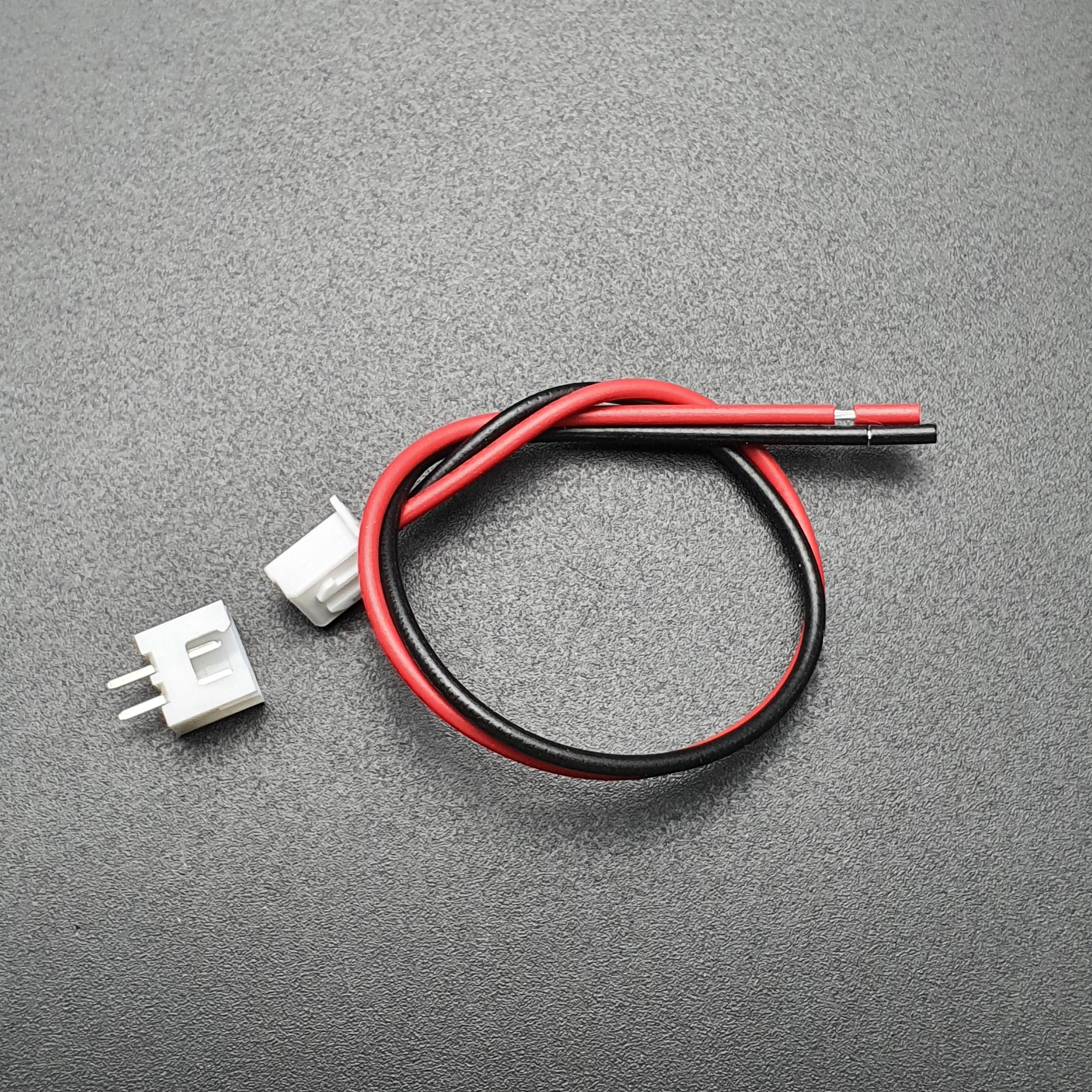 สาย XH2.54 Male Head 2P with Wire + Straight Pin Terminal