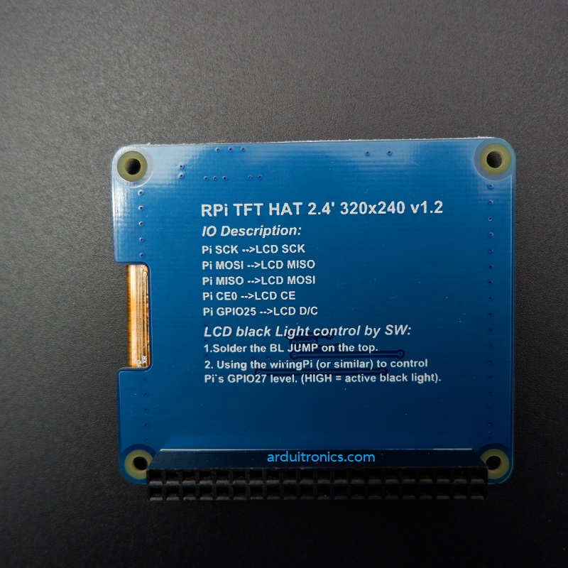 RPi TFT HAT 2.4" 320x240 V1.2