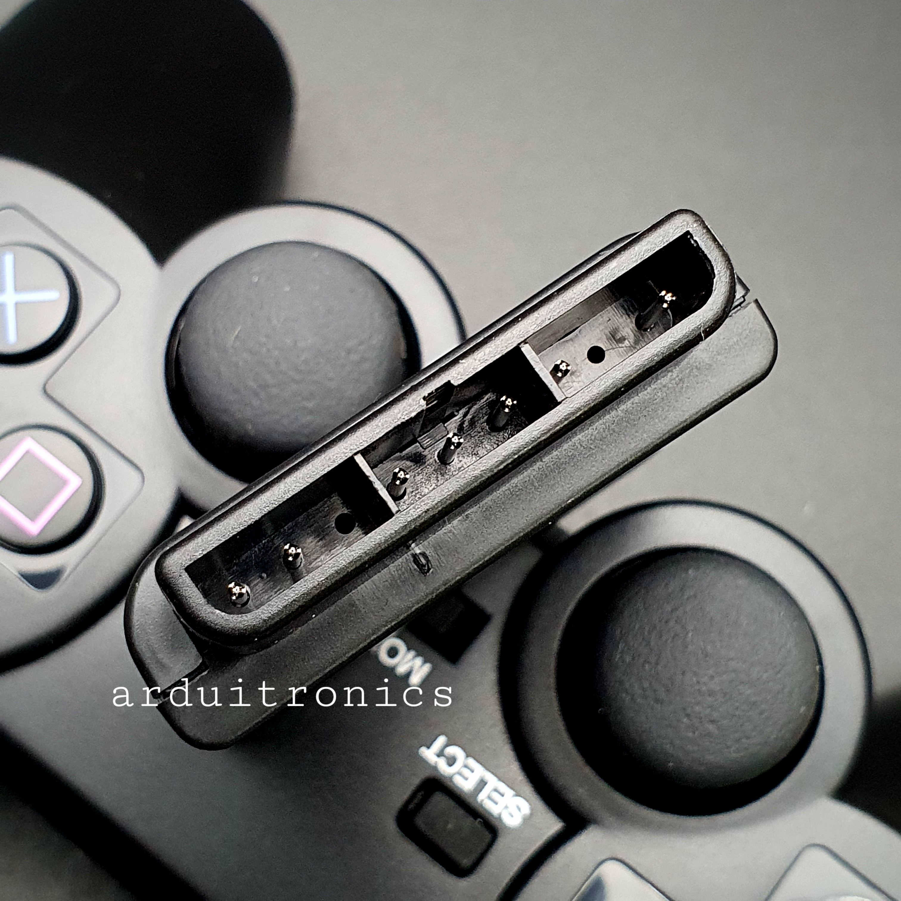 PS2 Wireless JoyStick (PlayStation) PSTWO สีดำ - แบบไร้สาย