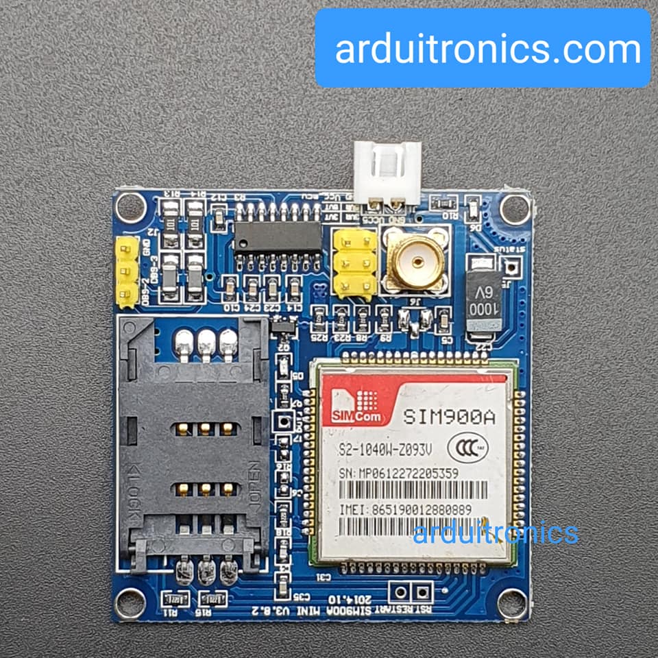 SIM900A GSM/GPRS Module - Arduino, Raspberry Pi, NodeMCU, IoT, Nvidia ... image.