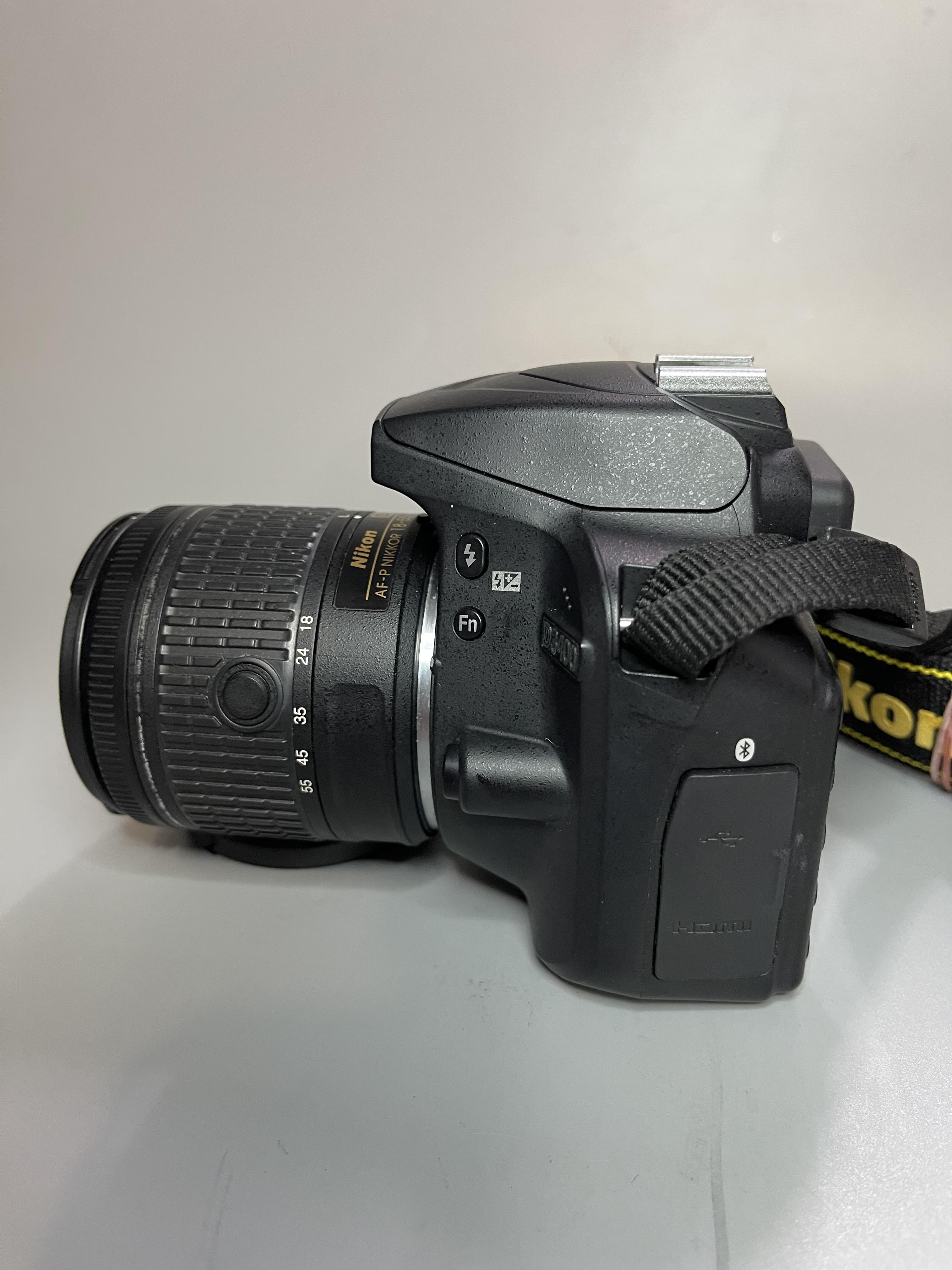 ขายNikon D3400 + Lens AF-P DX 18-55mmG VR ชัตเตอร์ 2,636รูป สภาพใหม่มาก