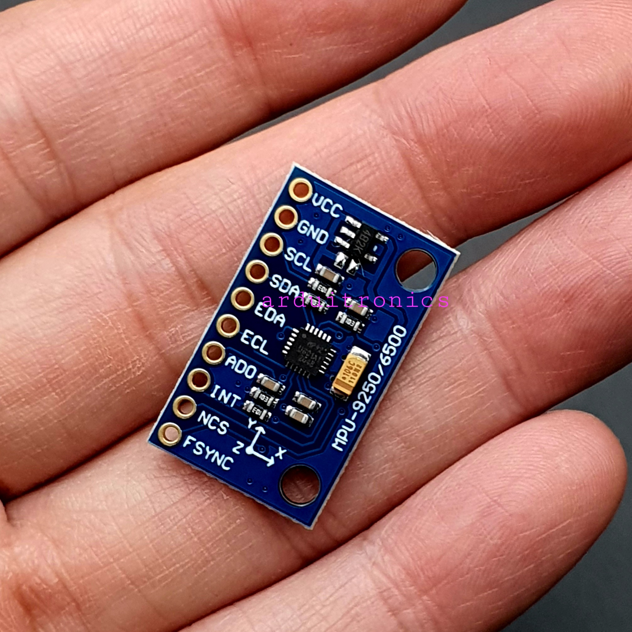 MPU-9250 9-Axis Attitude+Gyro+Accelerator+Magnetometer Sensor Module ยังไม่บัดกรี