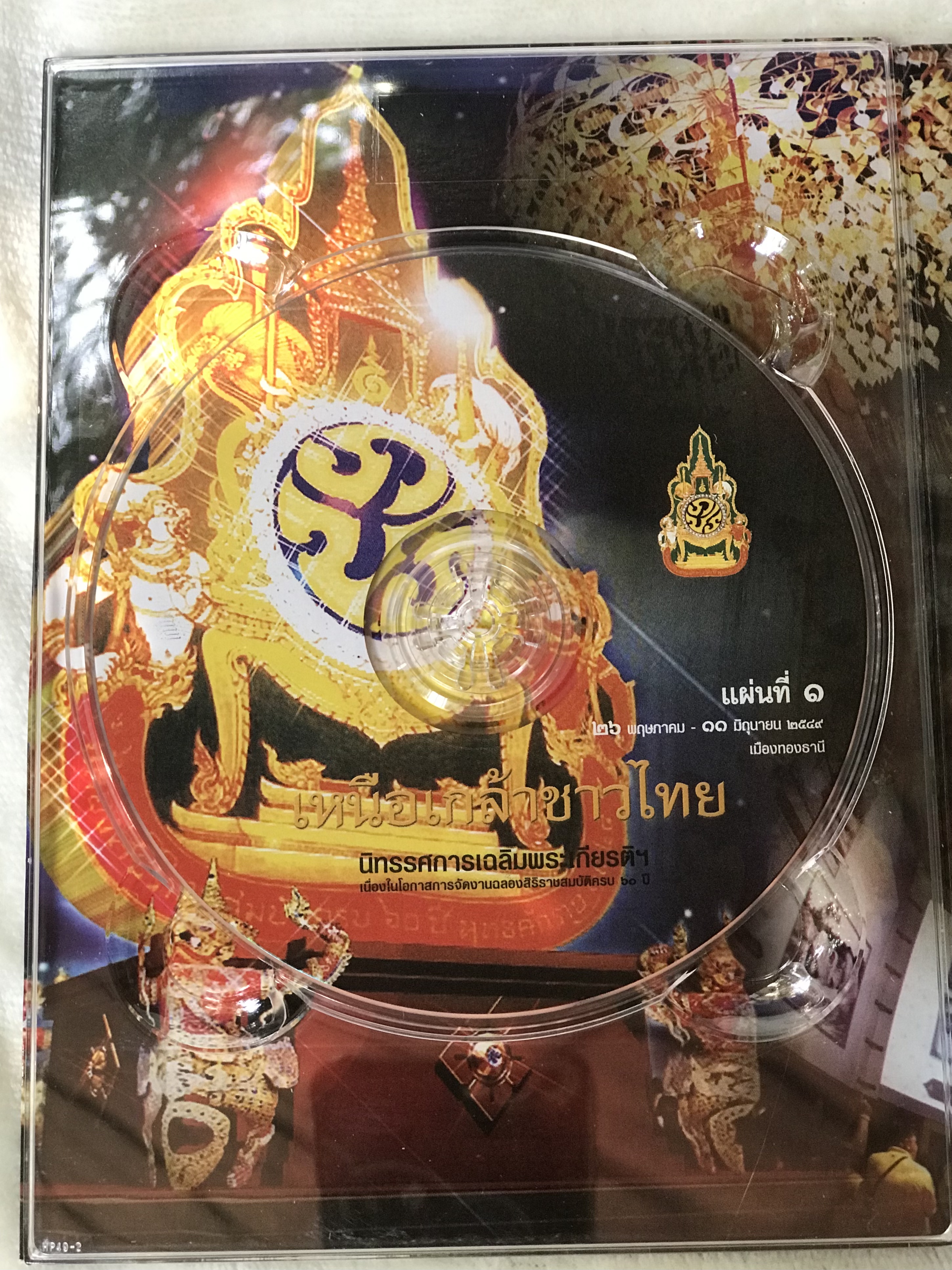 DVD 6 แผ่น ดีวีดีนิทรรศการแห่งแผ่นดิน เหนือเกล้าชาวไทย เฉลิมพระเกียรติ วาระฉลองสิริราชสมบัติ 60 ปี ในหลวง รัชกาลที่ 9