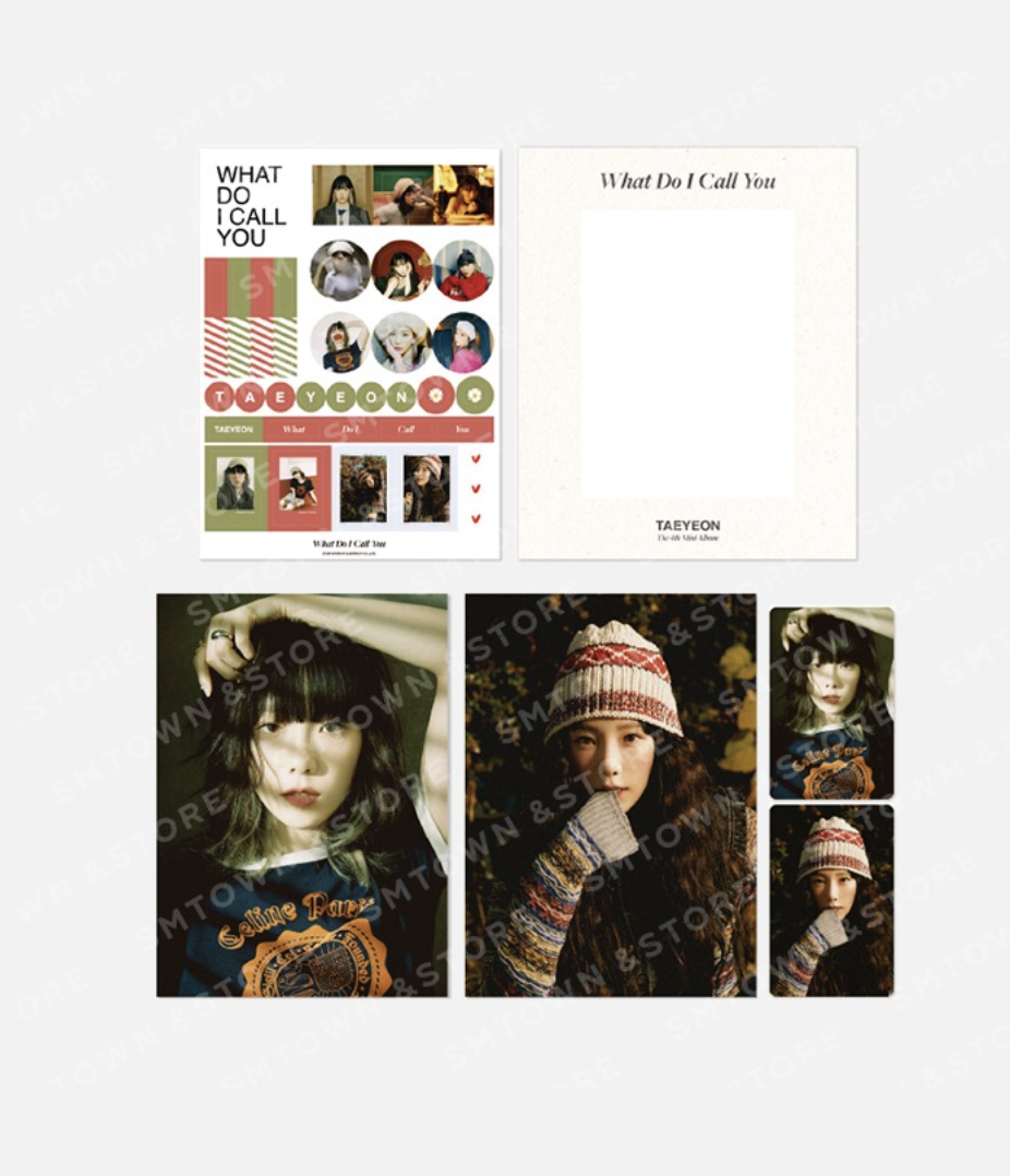 TAEYEON - TAEYEON What Do I Call You MD -Photo Frame + Deco Sticker set