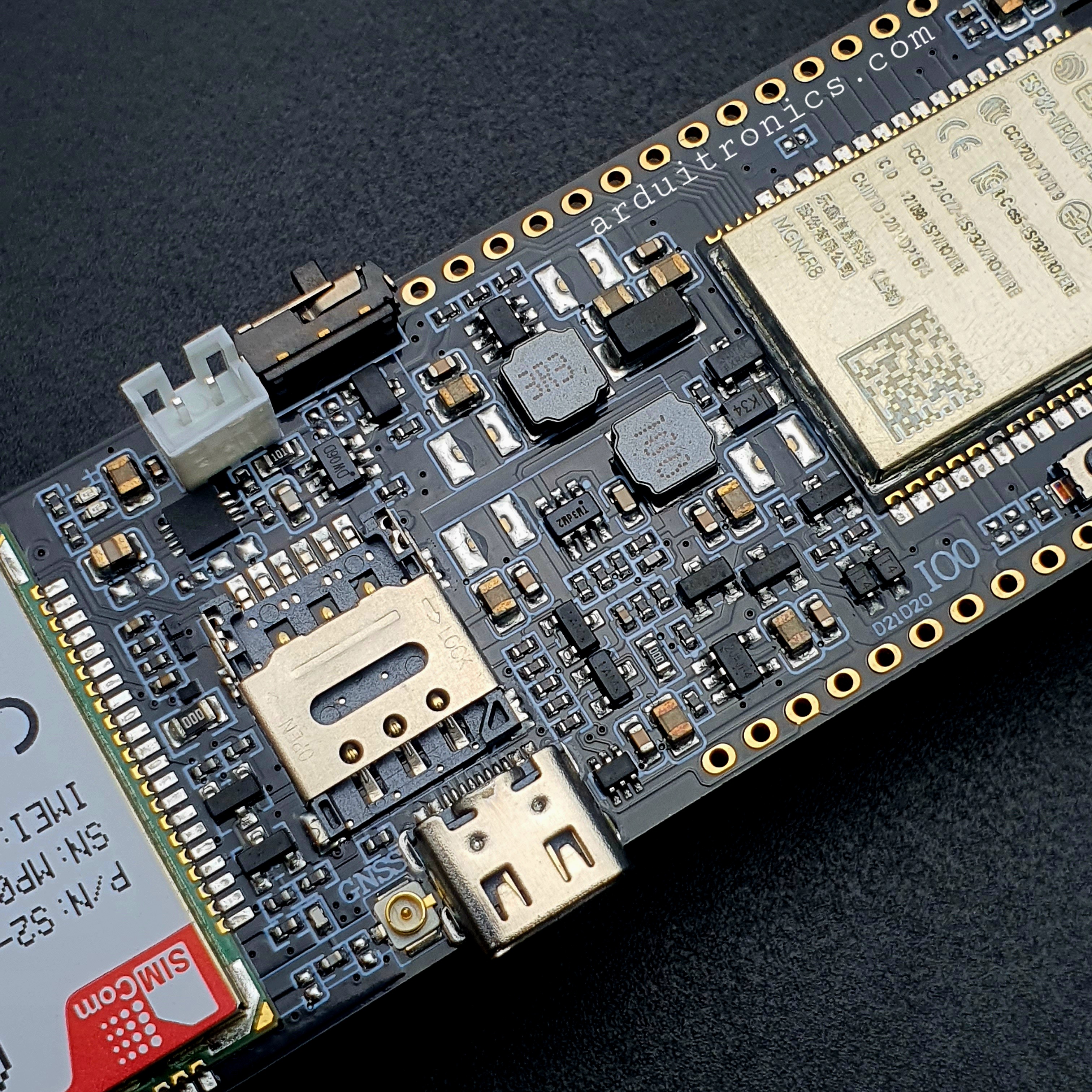 LILYGO T-A7608E-H (WiFi, BT, 3G/4G) with GPS พร้อมรางถ่าน 18650