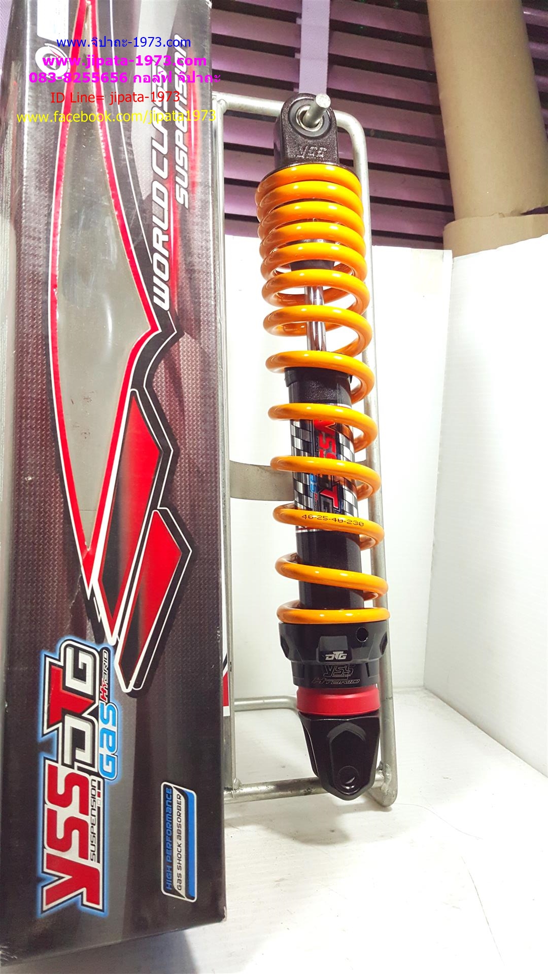 (Click 125 i,Zoomer x)โช้คอัพหลังเดี่ยว YSS รุ่น DTG (ไฮบริด) สำหรับ Honda Click 125 i และ Zoomer X