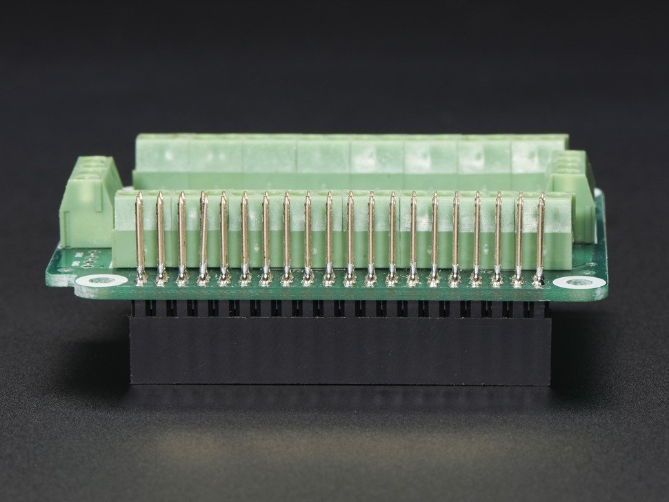 Pi-EzConnect Terminal Block Breakout HAT (Adafruit)