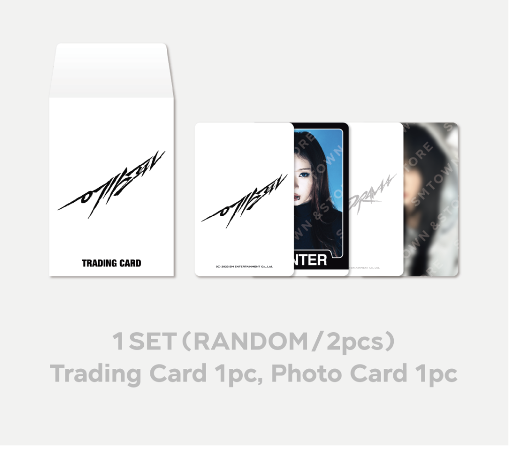aespa WEEK – DRAMA CITY md ของสะสม - Random Trading Card - แบบ B ver