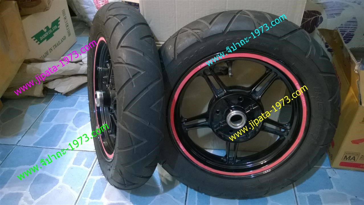 ล้อแม็กแท้พร้อมยาง Kawasaki New KSR มือ 2