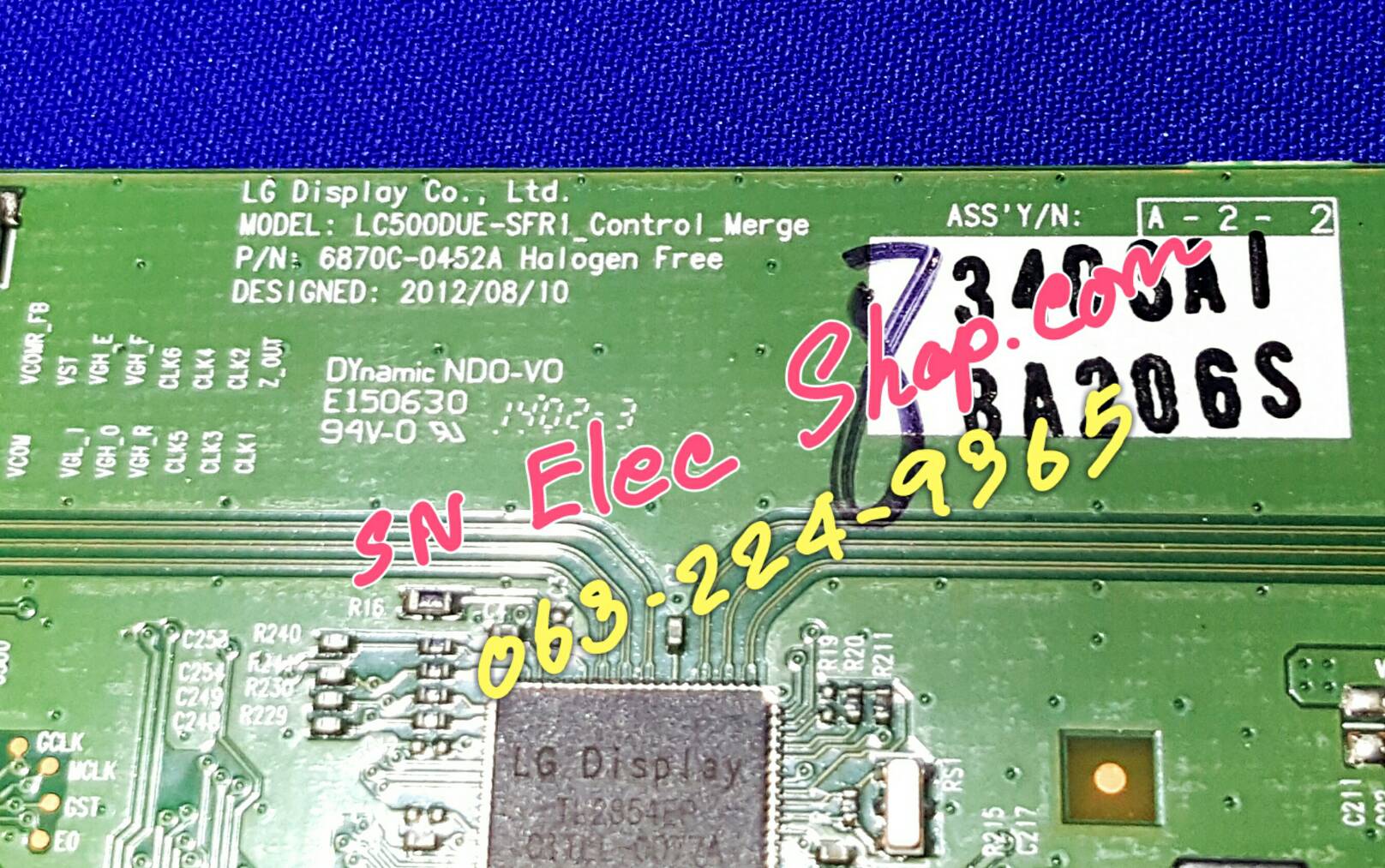 T-CON P/N 1 LG : P/N 6870C-0452A