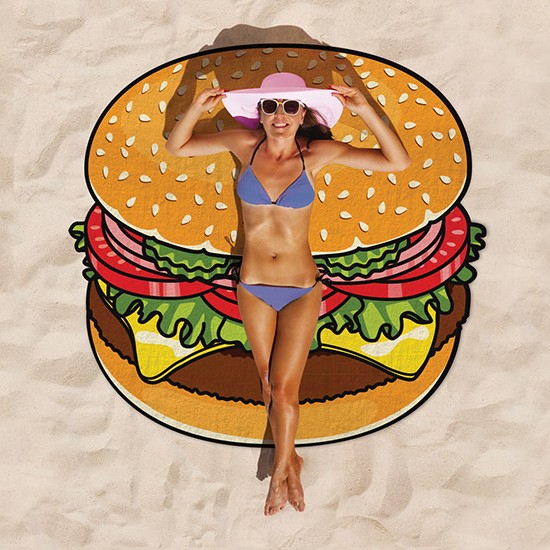 Hamburger Beach Blanket