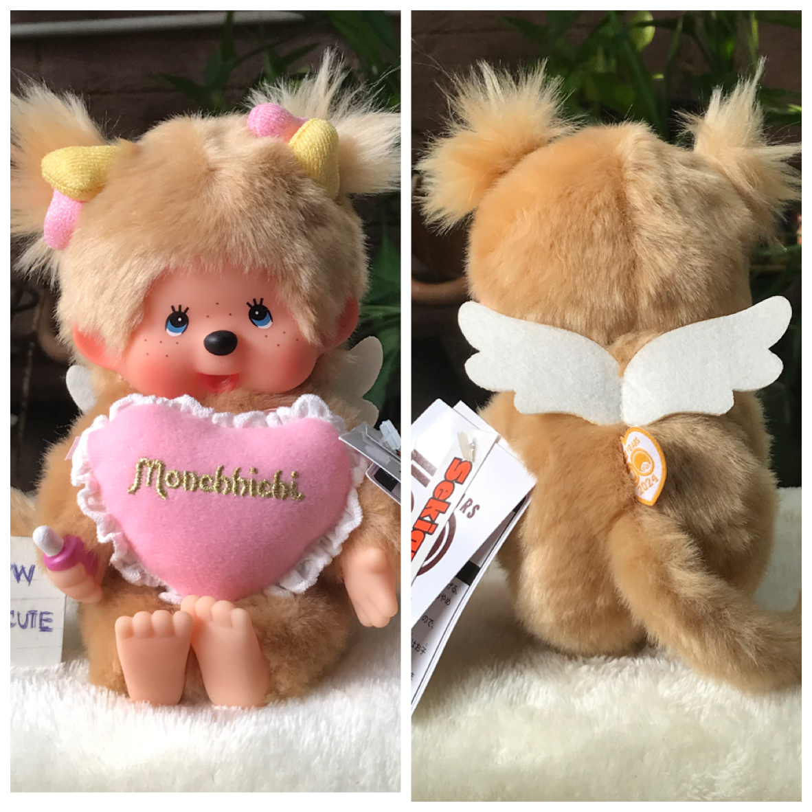 ตุ๊กตาม่อนชิชิ ตุ๊กตาผู้หญิง ม่อนชิชิ ของแท้หิ้วจากญี่ปุ่น monchhichi 50 years anniversary- Sekiguchi