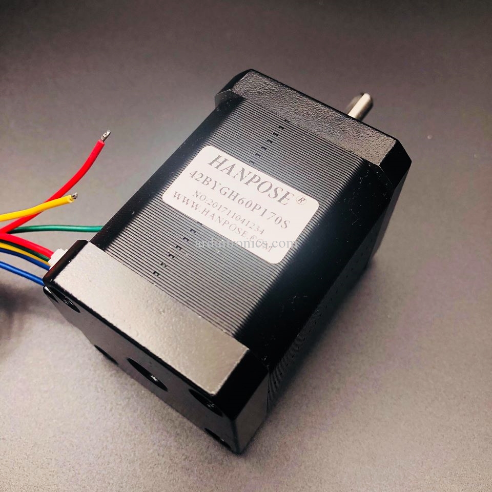 Stepper motor แรงบิด 0.73 N.m 1.7A (42BYGH60-1700A)