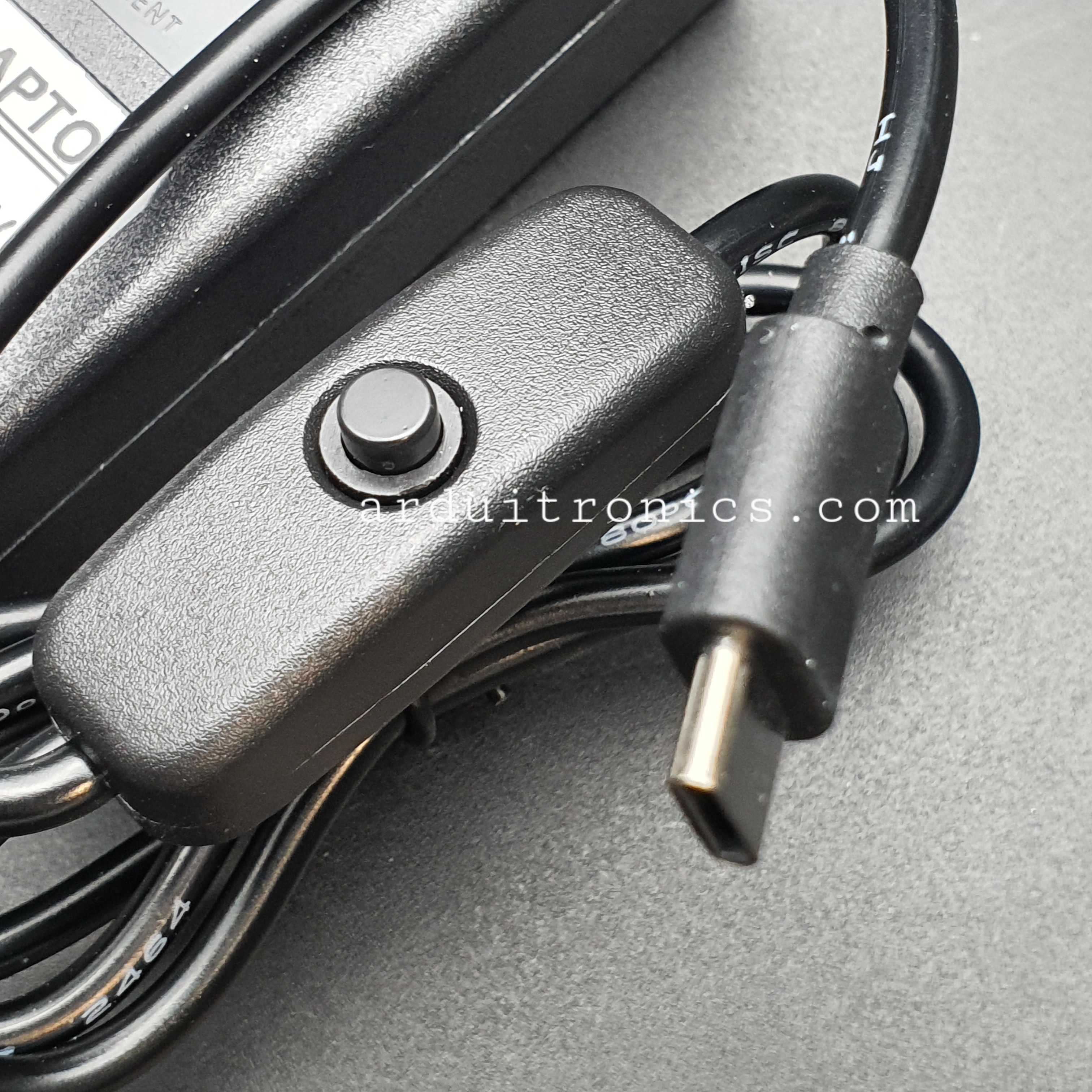 Power Adapter 5V 5A USB Type-C With Switch On/Off (หัว US)