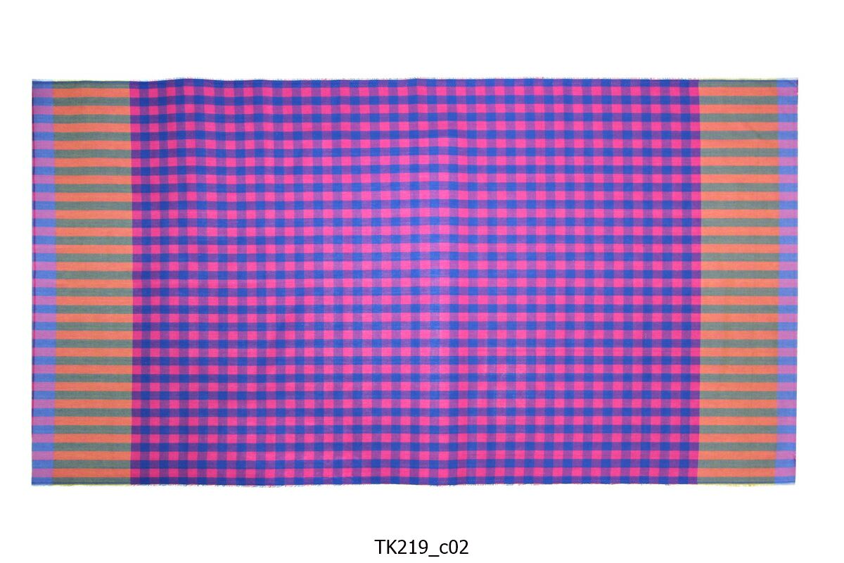 [2ม.] ผ้าขาวม้า TK219 บานเย็น