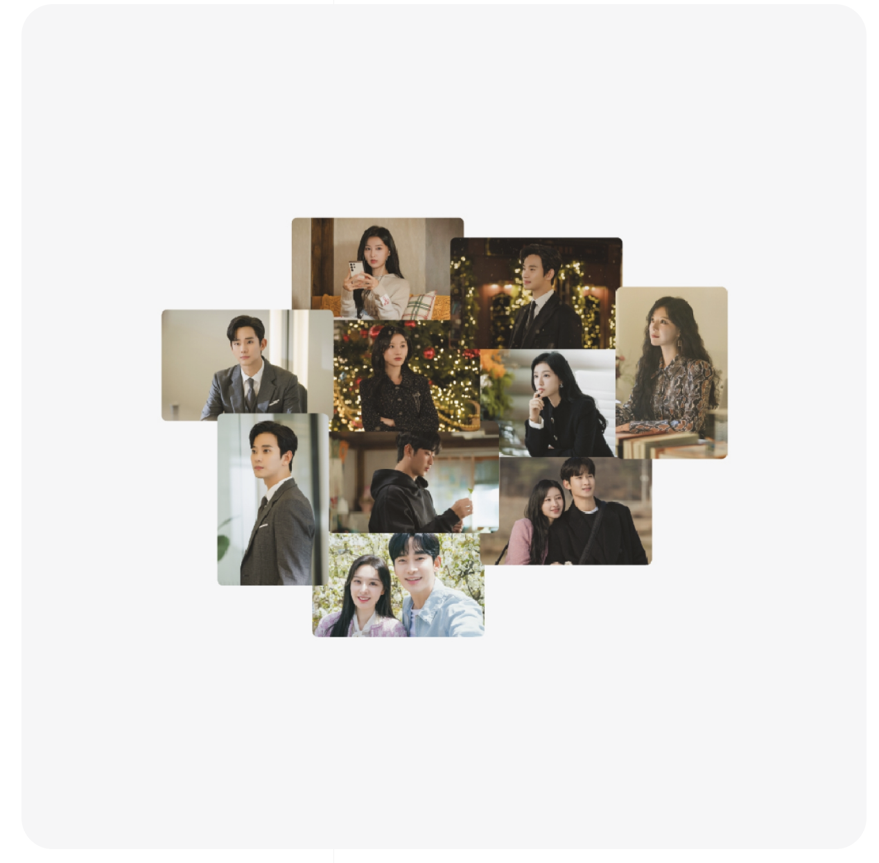 ของสะสม Queen of Tears MD - 2024 POP-UP STORE OFFICIAL MD -13 PHOTOCARD SET