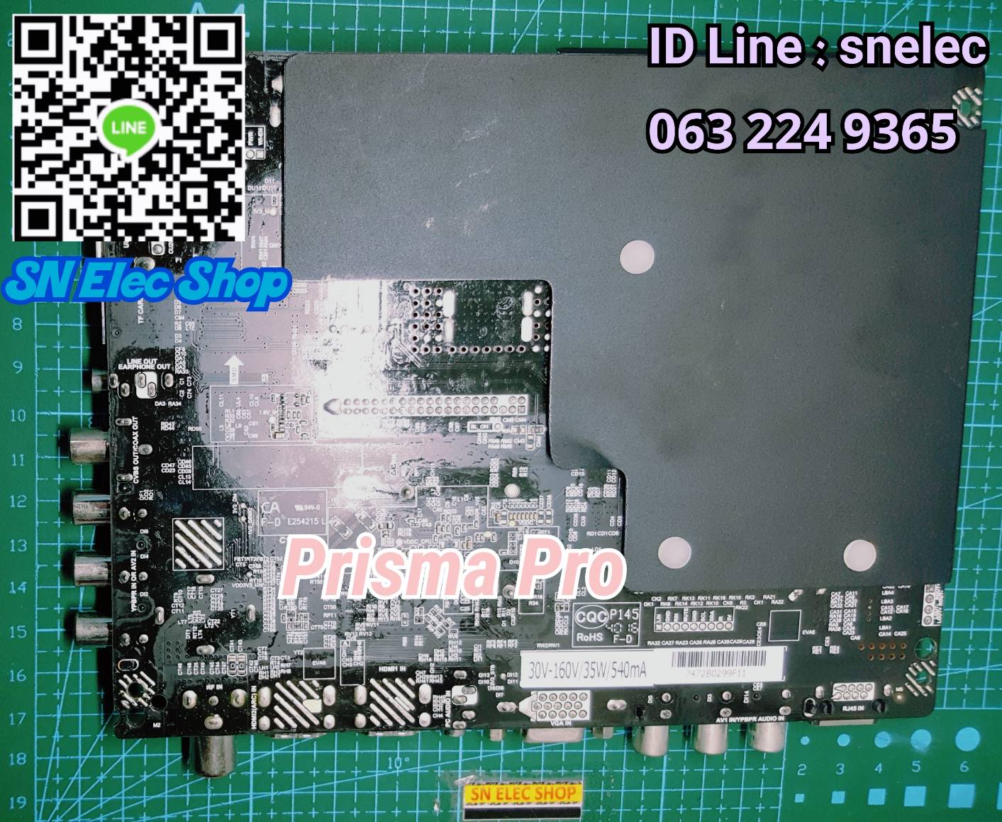 Prisma Pro พาร์ทบอร์ด TP.MS338.PB801 ความละเอียด 1920x1080