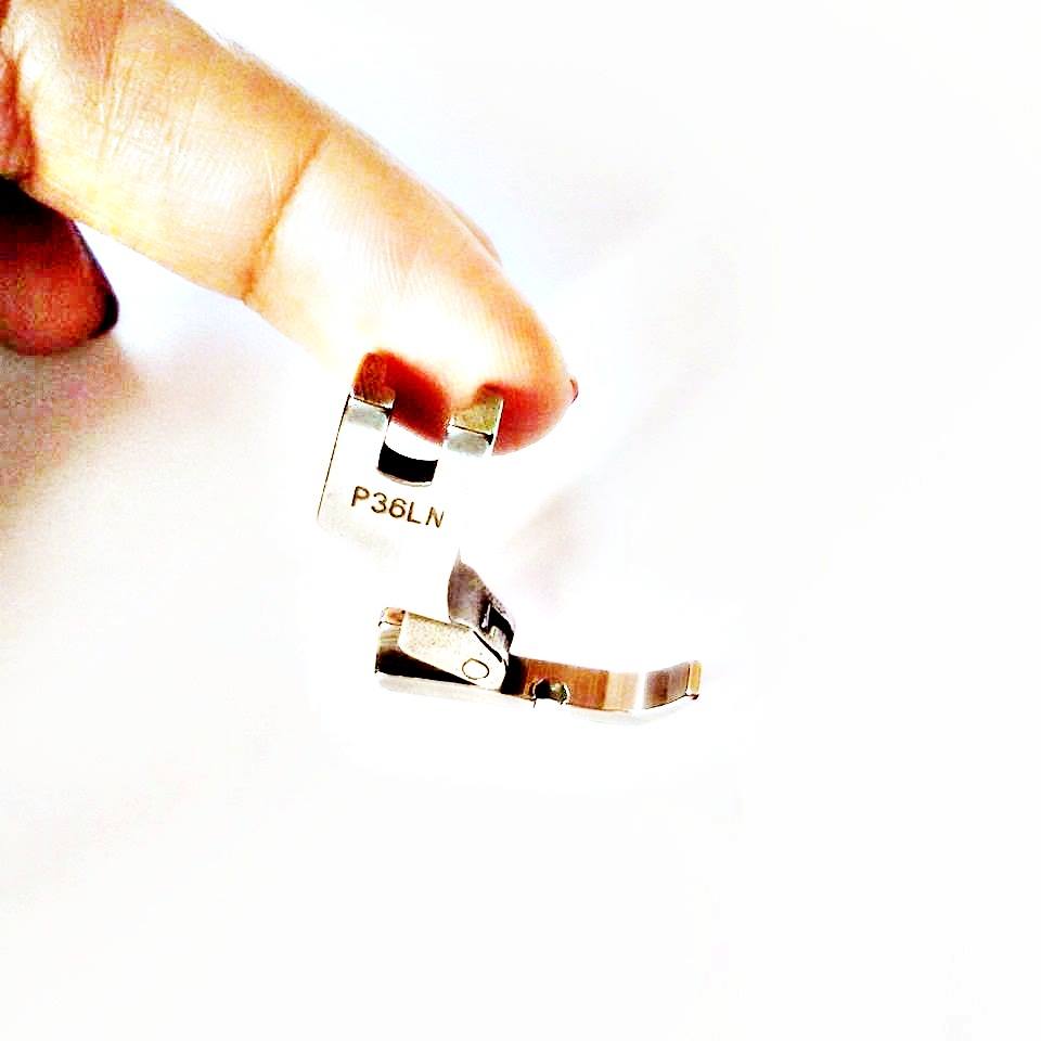 ตีนผีเย็บซิบสำหรับจักรอุตสาหกรรม P36LN Singer Juki และยี่ห้ออื่นๆ