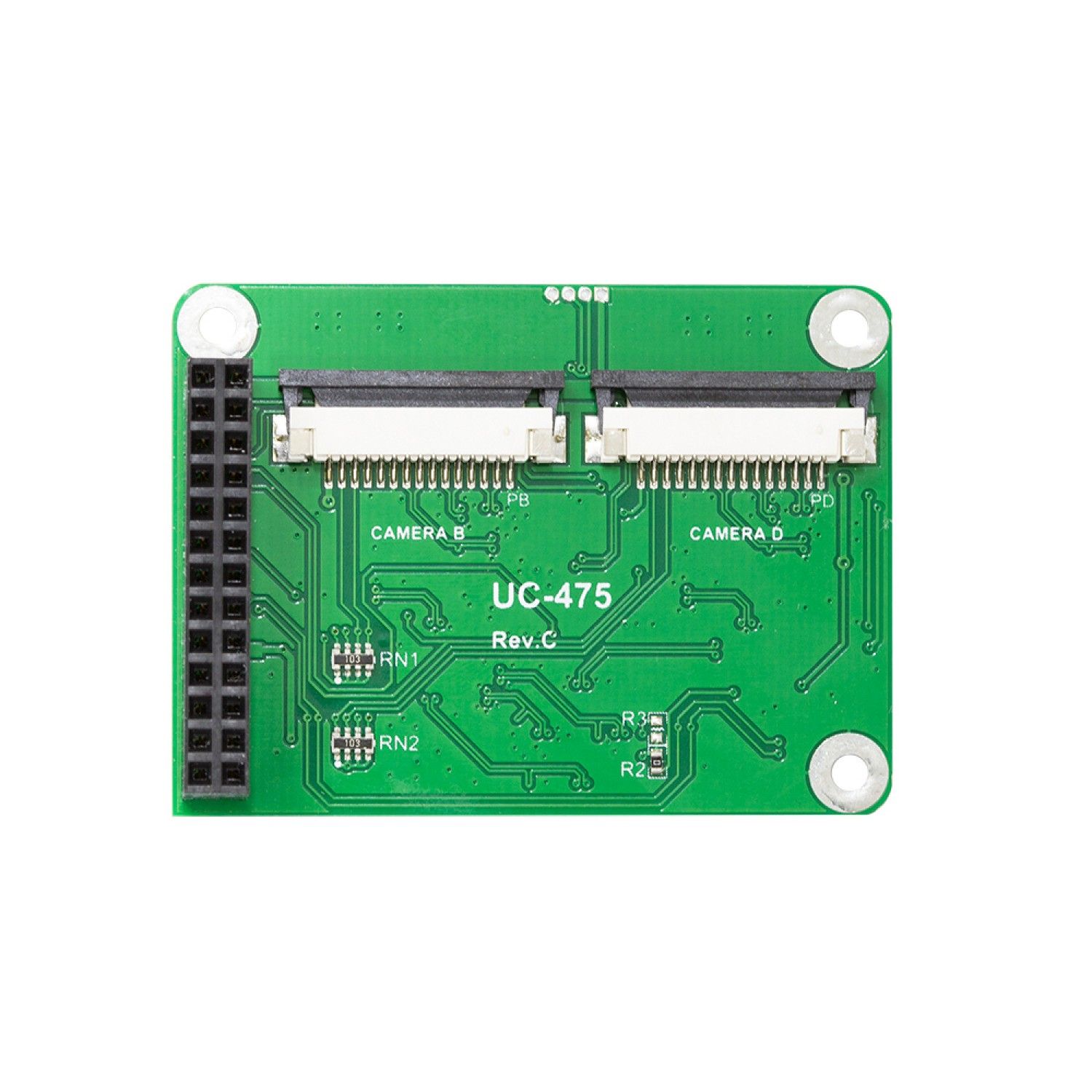 Arducam Multi Camera Adapter Module V2.2 for Rasperry Pi Camera Module 3 12MP IMX708 / 5MP OV5647 / 8MP IMX219 / 12MP IMX477 Cameras
