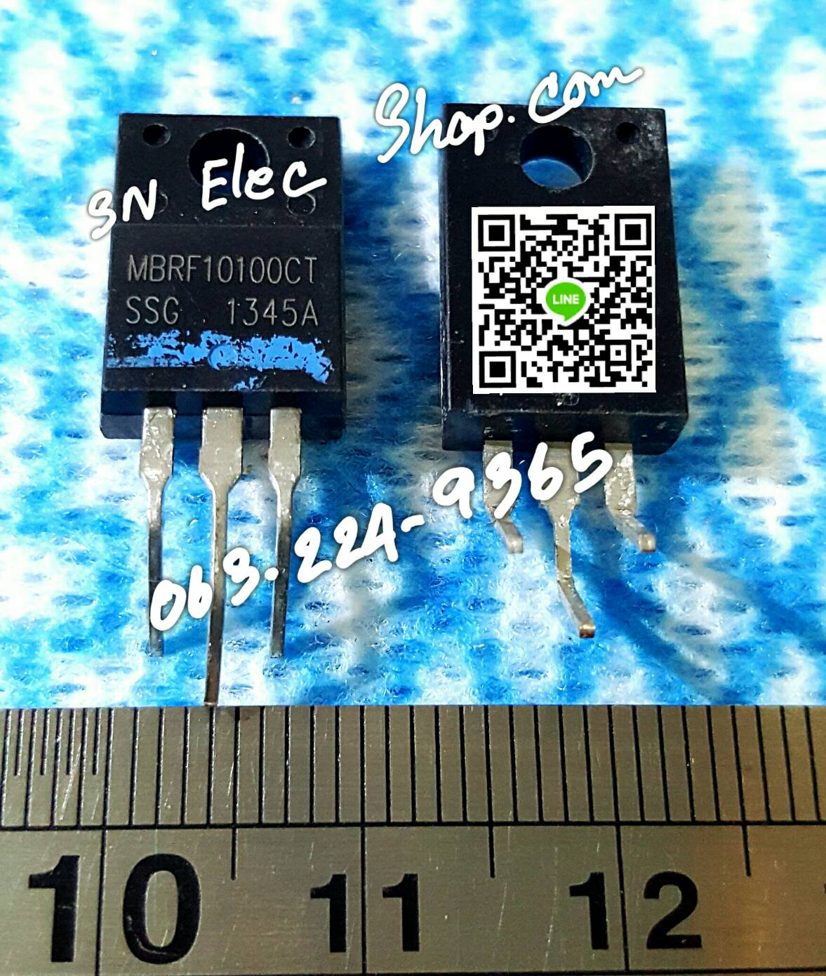 MBRF10100CT 10A. 100V.