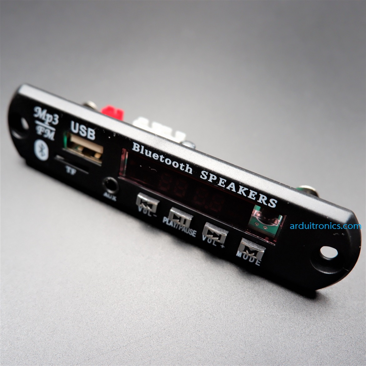 WAV+WMA+MP3 Decoder Board Kit 12V (บอร์ดถอดรหัส WAV + WMA + MP3 การ์ดหน่วยความจำขนาดเล็ก)