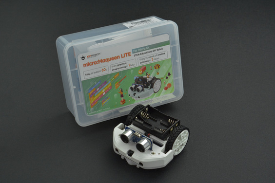 micro: Maqueen Lite with Skin (White) - micro:bit Educational Programming Robot Platform (แท้จาก DFRobot)