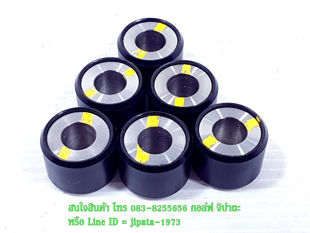 (PCX) ชุดเม็ดตุ้มน้ำหนักเเรงเวี่ยง Honda PCX 125,Click 125 i แท้ (1ชุด มี 6 ชิ้น)