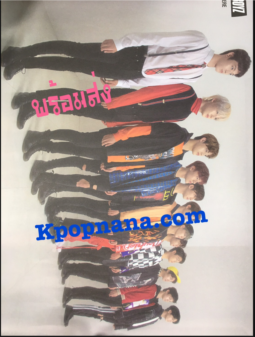 THE BOYZ - โปสเตอร์ พร้อมส่ง แบบที่ 1 + กระบอกโปสเตอร์