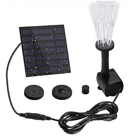 Solar-powered Water Pump Kit (7V, 1.2W) สำหรับทำน้ำพุและน้ำตกในสวน