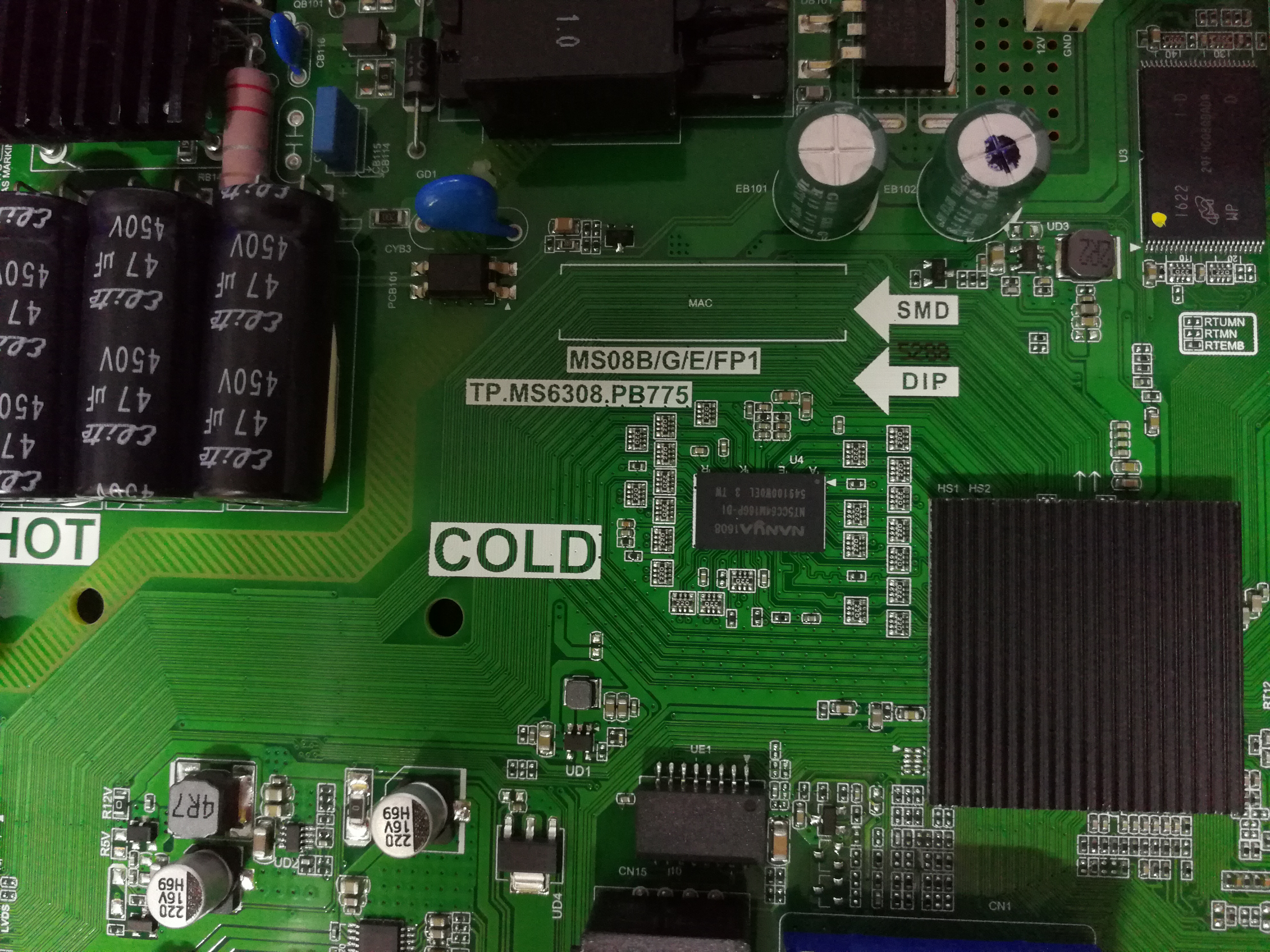 เมนบอร์ด TCL : LED40S3830