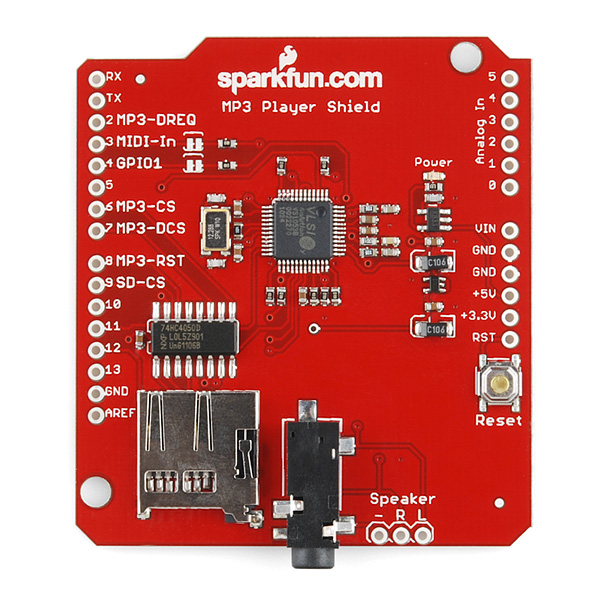 MP3 Player Shield (Sparkfun)