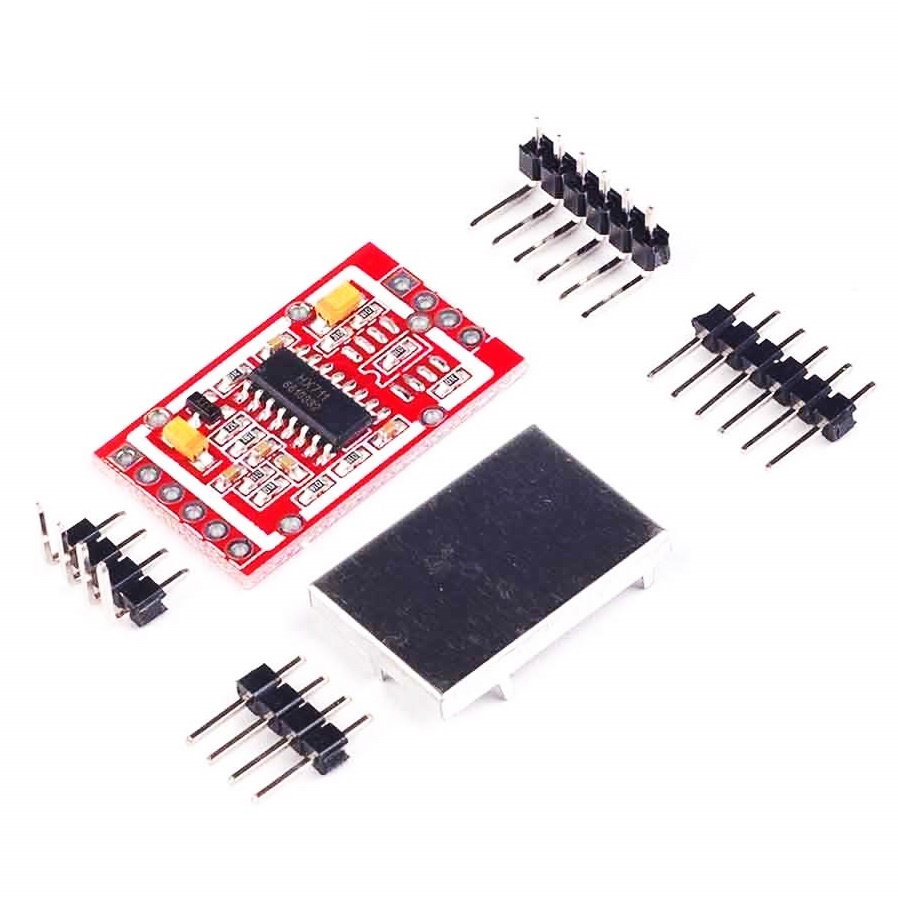 HX711 Dual-channel 24-bit A/D Conversion Weighing Sensor Module with Metal Shield