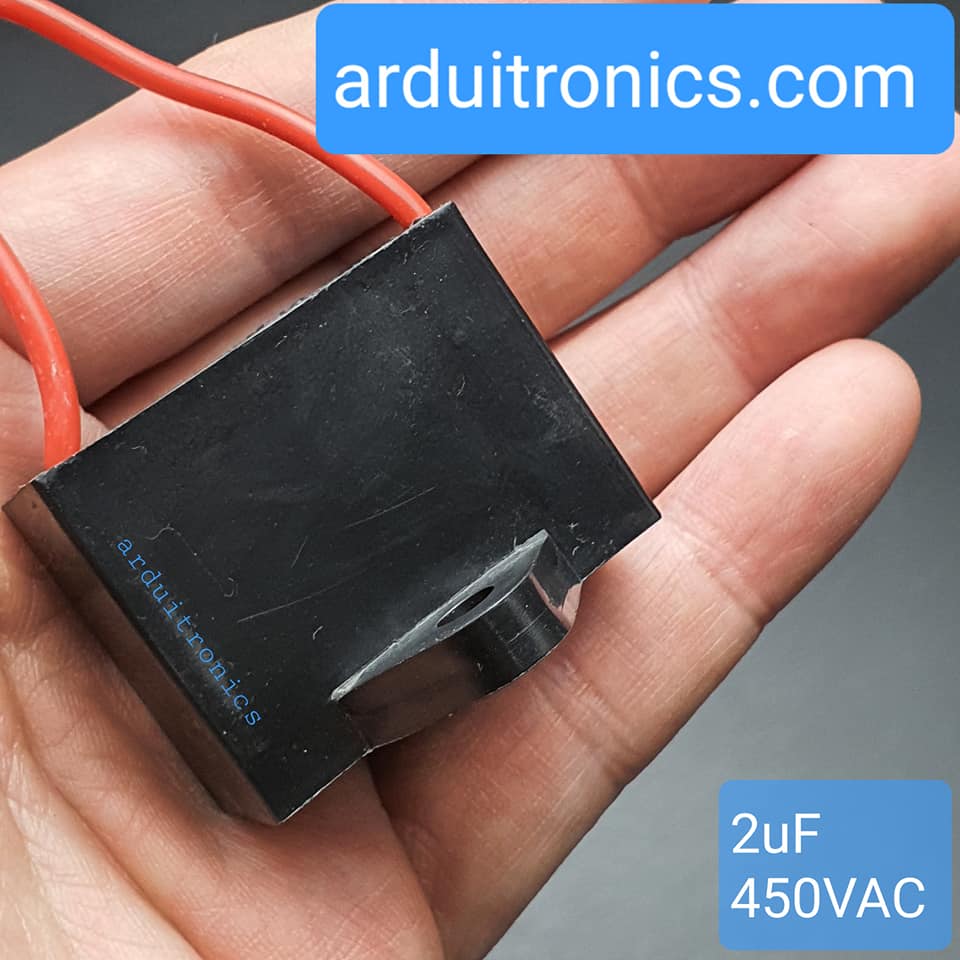 Fan Capacitors คาปาซิเตอร์พัดลม C พัดลม ตัวเก็บประจุพัดลม 450V 2 uF