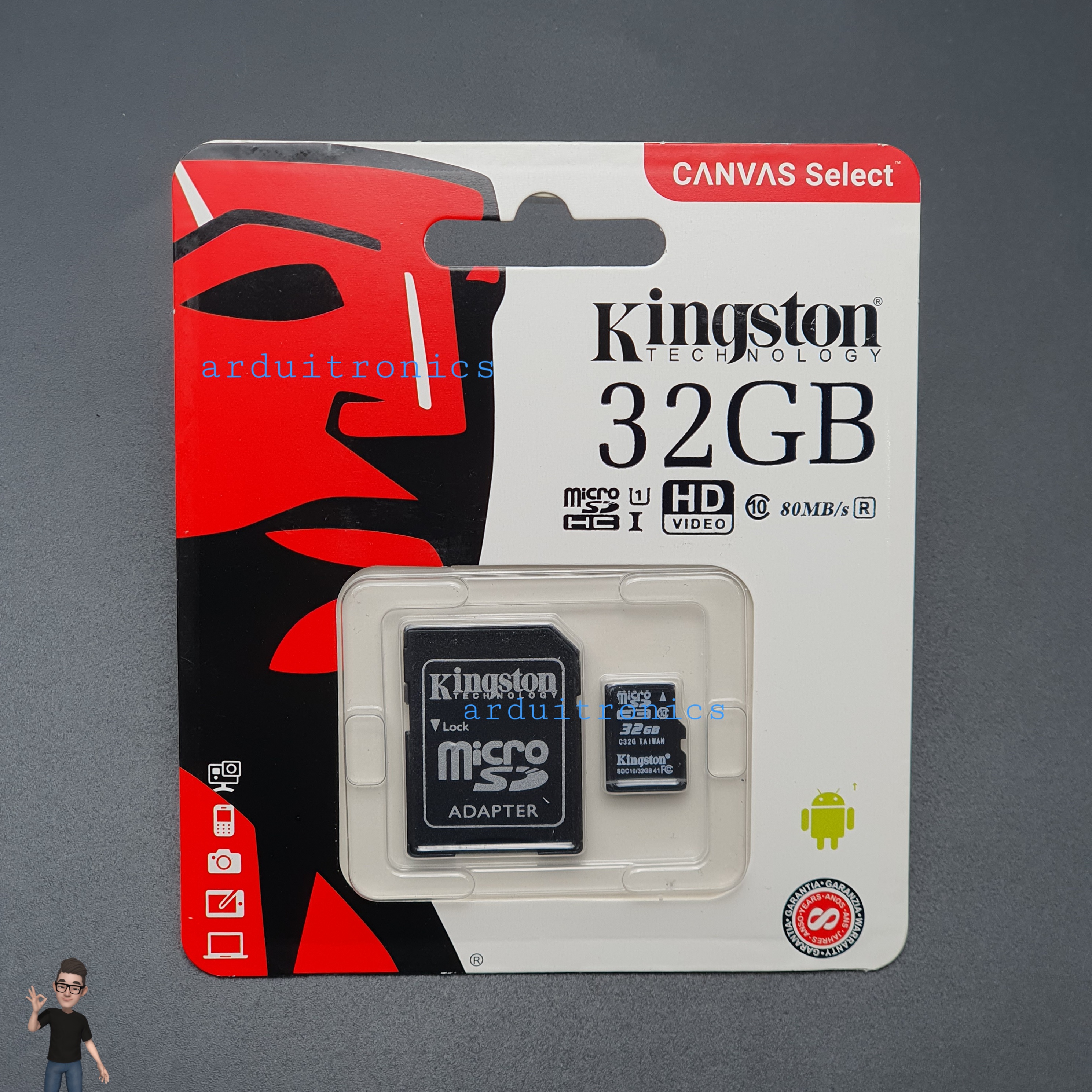 Kingston Canvas Select micro-SDCard 32GB (80MB/s)
