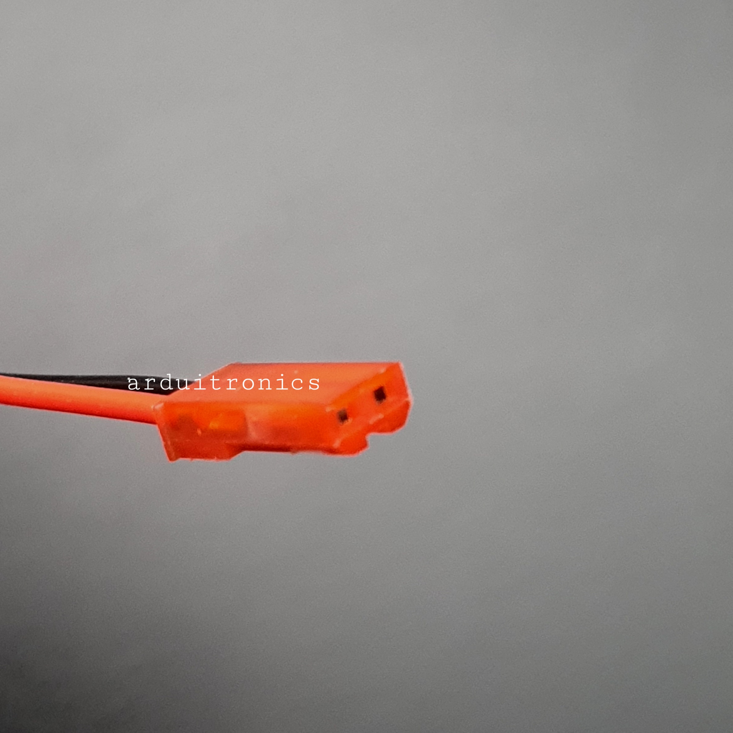 JST Connector 2Pin Plug Male สายต่อ JST ตัวผู้ พร้อมสายไฟยาว 10cm - Red