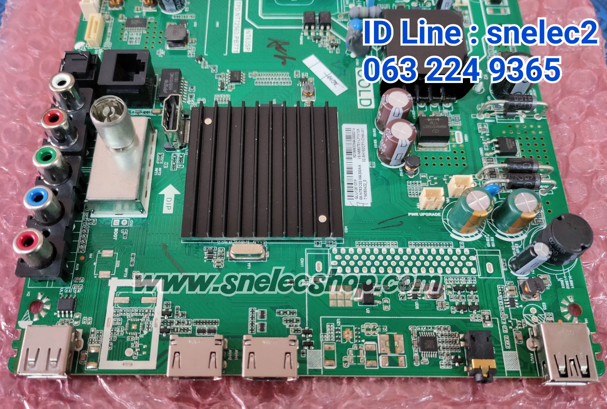 เมนบอร์ด TCL อะไหล่แท้ สินค้าใหม่ รุ่น LED32S62 พาร์ทบอร์ด TPD.NT72563.PB771